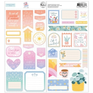 Picture of Pinkfresh Studio Cardstock Stickers Αυτοκόλλητα 5.5" x 11" - The Simple Things, 34τεμ.
