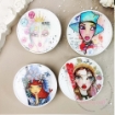 Picture of Dress My Craft Acrylic Round Coasters With Outer Ring 4 inch. - Στρογγυλά Ακρυλικά Σουβέρ με Εξωτερικό Δακτύλιο, 4τεμ.