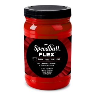 Picture of Speedball Flex Screen Printing Fabric Ink Μελάνι Μεταξοτυπίας 32oz - Chili Pepper