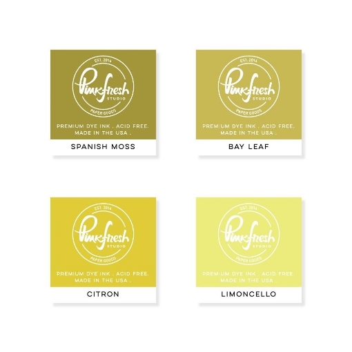 Picture of Pinkfresh Studio Premium Dye Cube Ink Pads Σετ Μελάνια - Weeping Willow, 4τεμ.