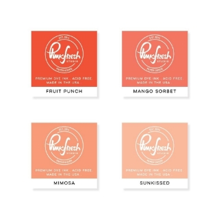 Picture of Pinkfresh Studio Σετ Μελάνια Premium Dye Cube Ink Pads - Chasing Sunsets, 4τεμ.