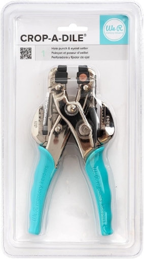 Picture of We R Memory Keepers Crop-A-Dile Hole Punch & Eyelet Setter - Περφορατέρ & Πριτσιναδόρος, Teal