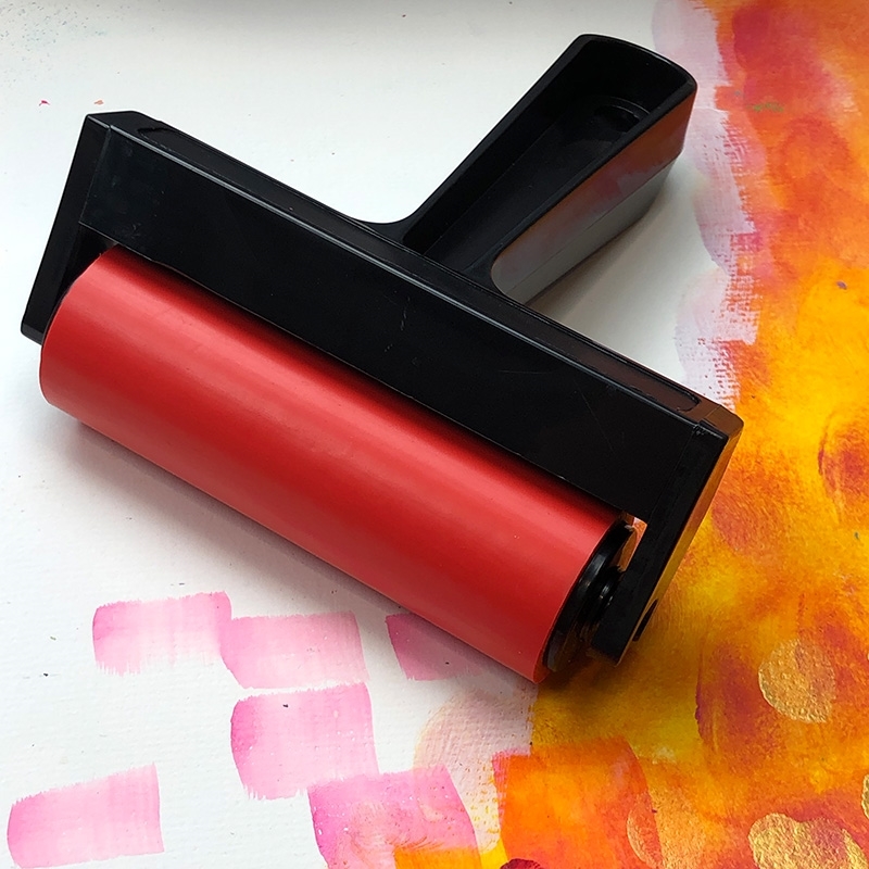 Gelli Arts Brayer - Ρολό Τυπώματος Rubber 10 cm (4″)