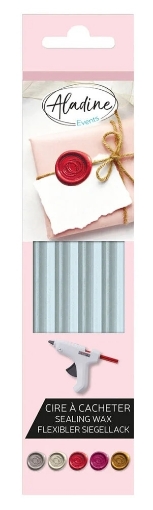 Picture of Aladine Wax Sticks | Ράβδοι Κεριού για Βουλοκέρι - Light Blue, 4 τεμ.