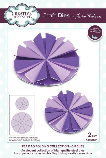 Picture of Creative Expressions Craft Μήτρες Κοπής - Tea Bag Folding, Circles, 2τεμ