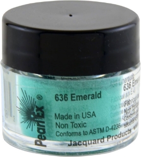 Picture of 🪄 Jacquard PearlEx Powdered Pigment 3g - Emerald – Mica Χρωστική σε Σκόνη σε Μεταλλικό Πράσινο Σμαραγδί Φινίρισμα