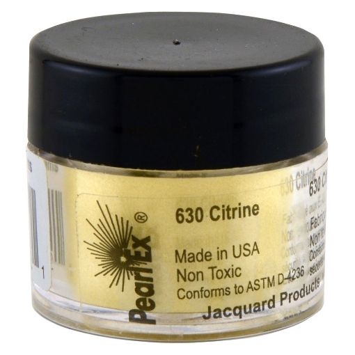 Picture of 🪄 Jacquard PearlEx Powdered Pigment 3g - Citrine – Mica Χρωστική σε Σκόνη σε Μεταλλικό Κίτρινο Λεμονί Φινίρισμα
