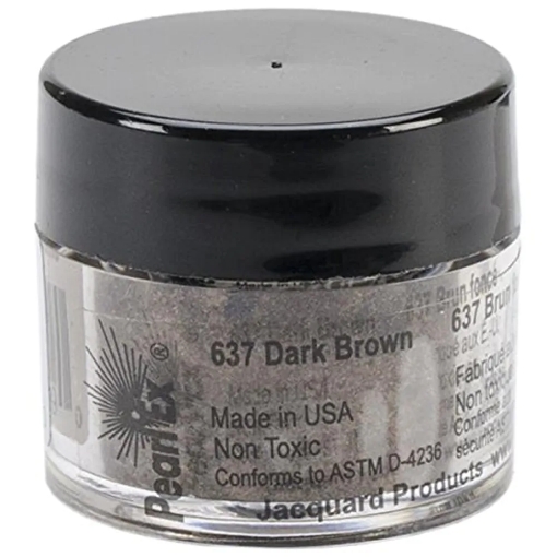 Picture of Jacquard Χρωστική Pearl Ex Powdered Pigment 3g - Dark Brown