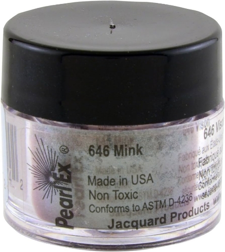 Picture of 🪄 Jacquard PearlEx Powdered Pigment 3g - Mink – Mica Χρωστική σε Σκόνη σε Μεταλλικό Μπεζ–Καφέ Φινίρισμα