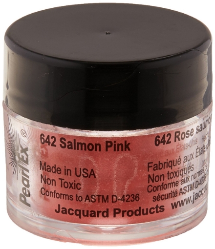 Picture of 🪄 Jacquard PearlEx Powdered Pigment 3g - Salmon Pink – Mica Χρωστική σε Σκόνη σε Ροζ Σομόν Μεταλλικό Φινίρισμα