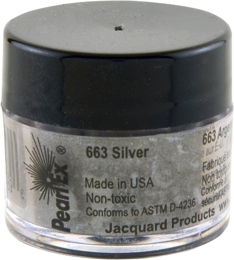 Picture of 🪄 Jacquard PearlEx Powdered Pigment 3g - Antique Silver – Mica Χρωστική σε Σκόνη σε Παλαιωμένο Μεταλλικό Ασημί Φινίρισμα