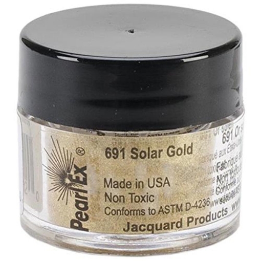 Picture of 🪄 Jacquard PearlEx Powdered Pigment 3g - Solar Gold – Mica Χρωστική σε Σκόνη σε Ζεστό Φωτεινό Χρυσό Φινίρισμα