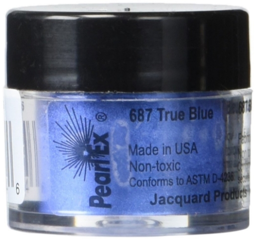Picture of 🪄 Jacquard PearlEx Powdered Pigment 3g - True Blue – Μεταλλική Χρωστική σε Σκόνη σε Καθαρό Μπλε