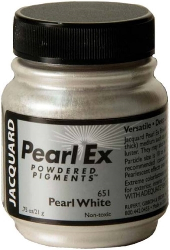 Picture of Jacquard Χρωστική Pearl Ex Powdered Pigment 21g - Pearl White