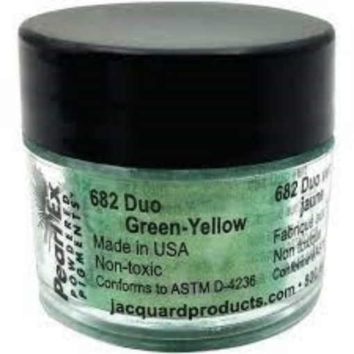 Picture of 🪄 Jacquard PearlEx Powdered Pigment 3g - Duo Green Yellow – Ιριδίζουσα Μεταλλική Χρωστική σε Σκόνη με Χαμαιλεοντικά Εφέ