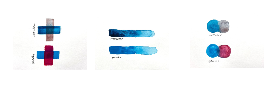 Ακουαρέλα vs Τέμπερα