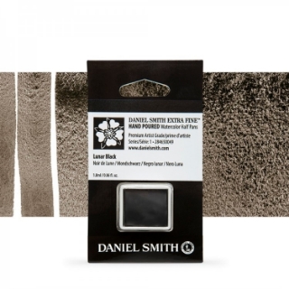 Picture of Daniel Smith Extra Fine Watercolor | Χρώμα Ακουαρέλας Half Pan – Lunar Black