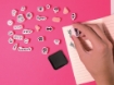 Picture of Aladine Bullet Journal Foam Stamps | Σφραγίδες Οργάνωσης για Planner & Bullet Journal - Office Desk, 61 τεμ.