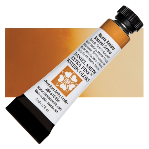 Picture of Daniel Smith Extra Fine Watercolor Tube | Χρώμα Ακουαρέλας σε Σωληνάριο – Monte Amiata Natural Sienna