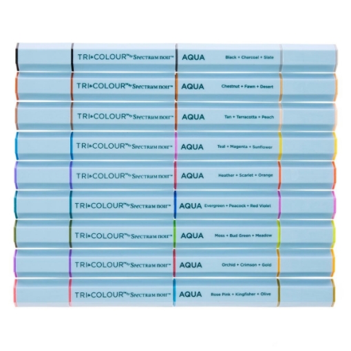 Picture of Spectrum Noir TriColour Aqua Markers Μαρκαδόροι Νερού 3 σε 1- Mother Earth, 9τεμ. (27 Χρώματα)