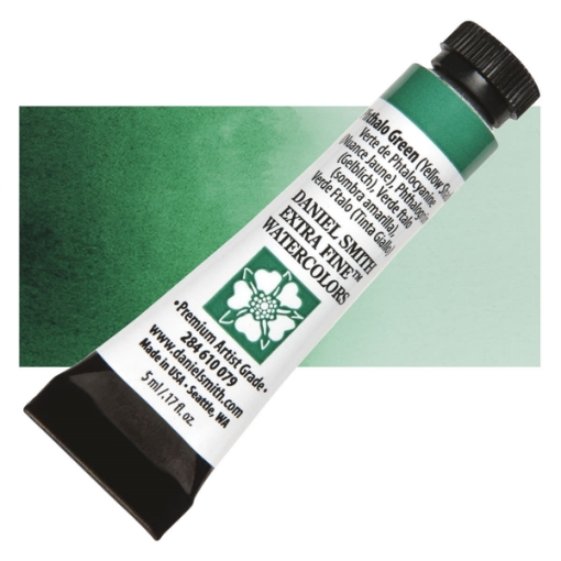 Picture of Daniel Smith Extra Fine Watercolor Tube | Χρώμα Ακουαρέλας σε Σωληνάριο – Phthalo Green (Yellow Shade)
