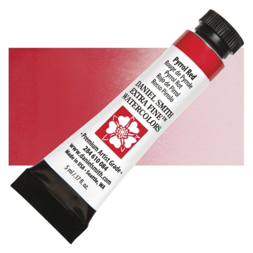Picture of Daniel Smith Extra Fine Watercolor Tube | Χρώμα Ακουαρέλας σε Σωληνάριο – Pyrrol Red