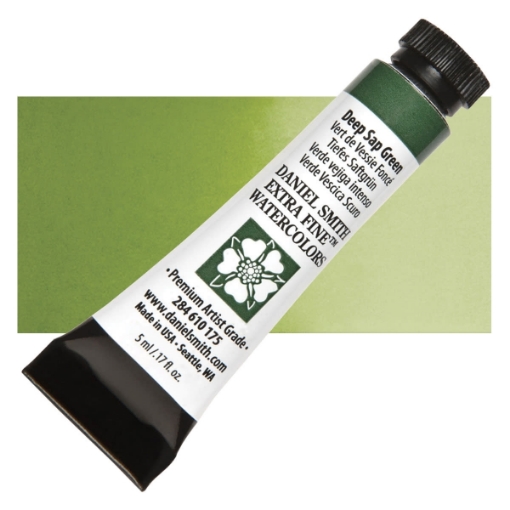 Picture of Daniel Smith Extra Fine Watercolor Tube | Χρώμα Ακουαρέλας σε Σωληνάριο – Deep Sap Green