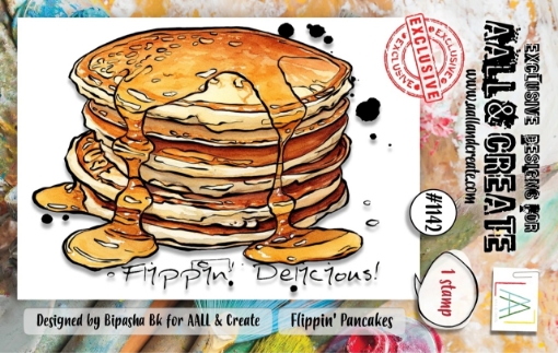 Picture of Aall and Create Διάφανη Σφραγίδα A7 - Nr 1142 Flippin' Pancakes