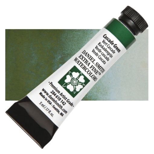 Picture of Daniel Smith Extra Fine Watercolor Tube | Χρώμα Ακουαρέλας σε Σωληνάριο – Cascade Green