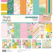 Picture of Simple Stories Collection Kit Συλλογή Χαρτιών Scrapbooking Διπλής Όψης 12'' x 12'' - Just Beachy