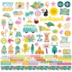 Picture of Simple Stories Collection Kit Συλλογή Χαρτιών Scrapbooking Διπλής Όψης 12'' x 12'' - Just Beachy