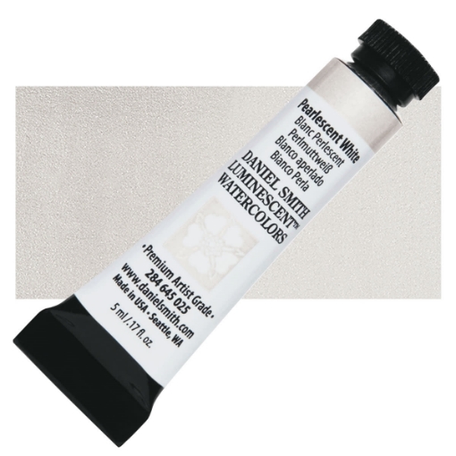 Picture of Daniel Smith Extra Fine Watercolor Tube | Watercolor Paint Tube – Pearlescent White