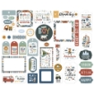 Picture of Echo Park Διακοσμητικά Cardstock Εφήμερα - Dream Big Little Boy, Frames & Tags, 34τεμ.