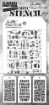 Picture of Stampers Anonymous Tim Holtz Mini Layering Στένσιλ - Set 58, 3τεμ.