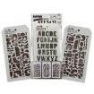 Picture of Stampers Anonymous Tim Holtz Mini Layering Στένσιλ - Set 58, 3τεμ.