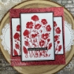 Picture of Creative Expressions Rubber Σφραγίδα Φόντου  A6 - Poppy Patch
