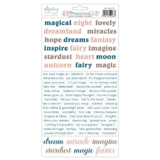 Picture of Mintay Papers Stickers Αυτοκόλλητα - Dreamland, Words, 74τεμ.