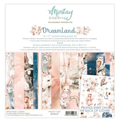 Picture of Mintay Papers Συλλογή Scrapbooking Διπλής Όψης 12'' x 12'' - Dreamland