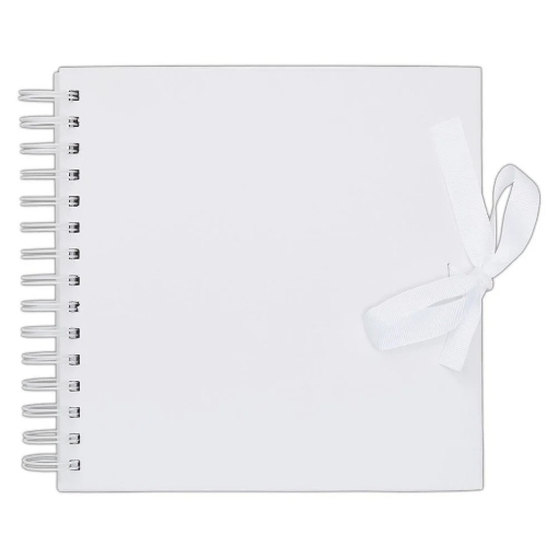 Picture of Papermania Scrapbook Άλμπουμ 8'' x 8'' – Λευκό Άλμπουμ Scrapbooking με Σπιράλ, 40 Φύλλα
