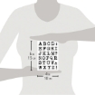 Picture of Ciao Bella Stamping Art Remington Uppercase Alphabet | Διάφανες Σφραγίδες Αλφαβήτου 4" x 6", 30 τεμ.