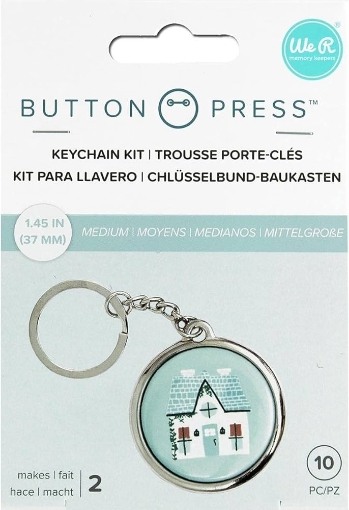 Picture of We R Makers - Button Press - Keychain Kit - Κιτ για Μπρελόκ