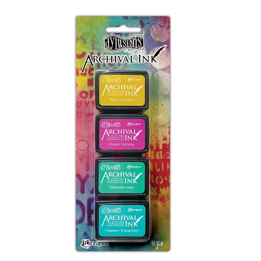 Picture of Ranger Dylusions Archival Mini Ink Pads – Αδιάβροχα Μελάνια Σφραγίδων Dyan Reaveley Kit 3