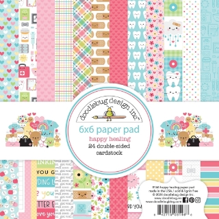 Picture of Doodlebug Paper Pack 6"x6" | Μπλοκ Χαρτιών Scrapbooking Happy Healing