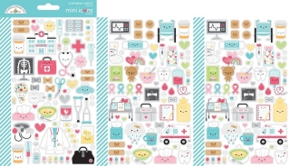 Picture of Doodlebug Mini Icons Stickers | Μίνι Αυτοκόλλητα Happy Healing, 150+ τεμ.