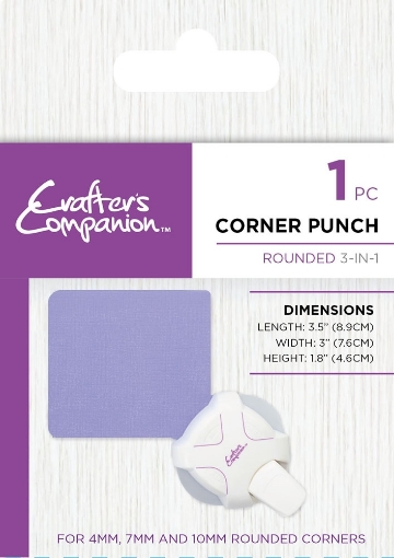 Picture of Crafter's Companion Corner Punch Rounded Γωνιακός Κόπτης 3 Σε 1 Για Στρογγυλεμένες 'Ακρες