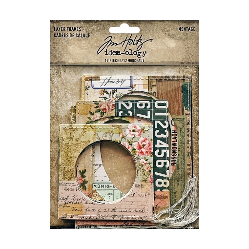 Picture of Tim Holtz Idea-Ology Layer Frames Διακοσμητικά Πλαίσια - Montage, 12τεμ.