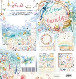 Picture of Asuka Studio Kawaii Χαρτιά Scrapbooking Διπλής Όψης 12''x12'' - Welcome to Paradise