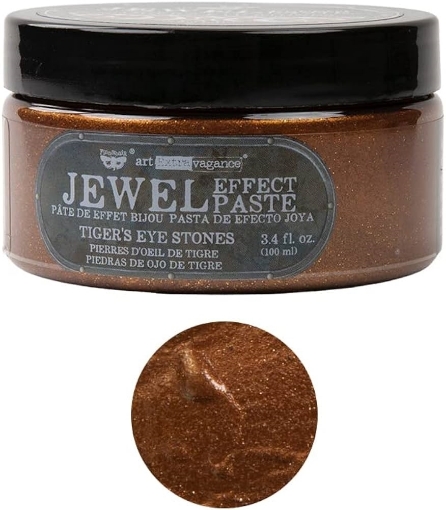 Picture of Finnabair Art Extravagance Jewel Effect Paste – Tiger’s Eye Stones – Πάστα Εφέ Πολύτιμων Λίθων “Μάτι της Τίγρης” 100ml