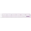 Picture of Crafter's Companion Metal Edge Acrylic Ruler 30cm - Ακρυλικός Χάρακας με Μεταλλική Άκρη