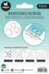 Picture of Studio Light Essentials Binding Rings Rose Gold | Κρίκοι Βιβλιοδεσίας Rose Gold, 12 τεμ.